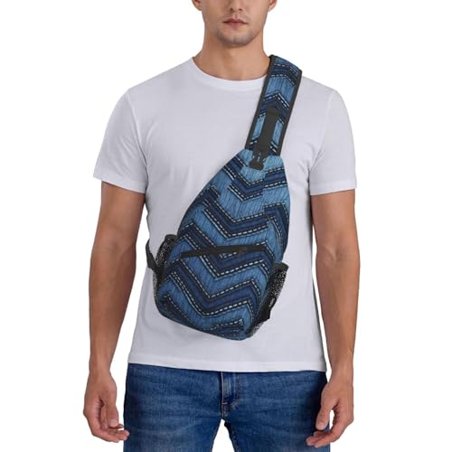 Bolso Cruzado de Pecho Unisex Negro miniatura 7