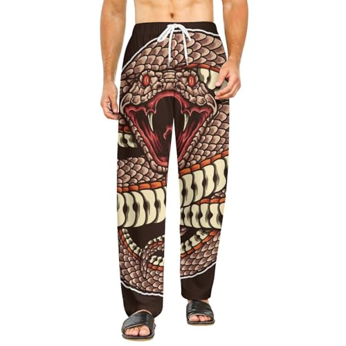 Bas de pyjama femme long à poches serpent pour éliminer l'inconfort