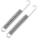 Zookpr 2Pcs 7 Inch Recliner Springs Replacement Sofa Chair Mechanism Tension Furniture Replacement Parts -Long Neck Hook Style