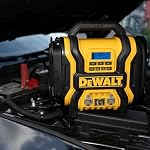 DEWALT DXAEPS14-Type2 2000 Peak Battery Amp 12V Automotive Battery Booster Jump Starter/Power Station with 500 Watt AC Power Inverter, 120 PSI Digital Compressor, and 15W USBa Ports, 25W USBc Port