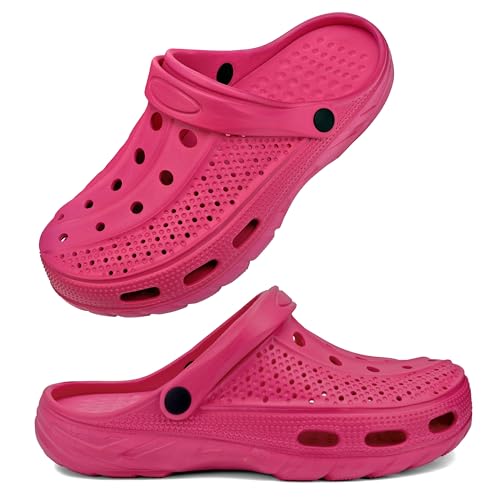Image of INMINPIN Mens Womens Garden Clogs Shoes Beach Slippers Pool Water Sandals with Comfortable Arch Support Insole