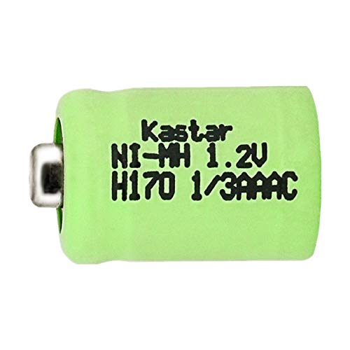 Kastar 3 Pack 1/3 AAA 170mAh Pilas NiMH para luces solares miniatura 3