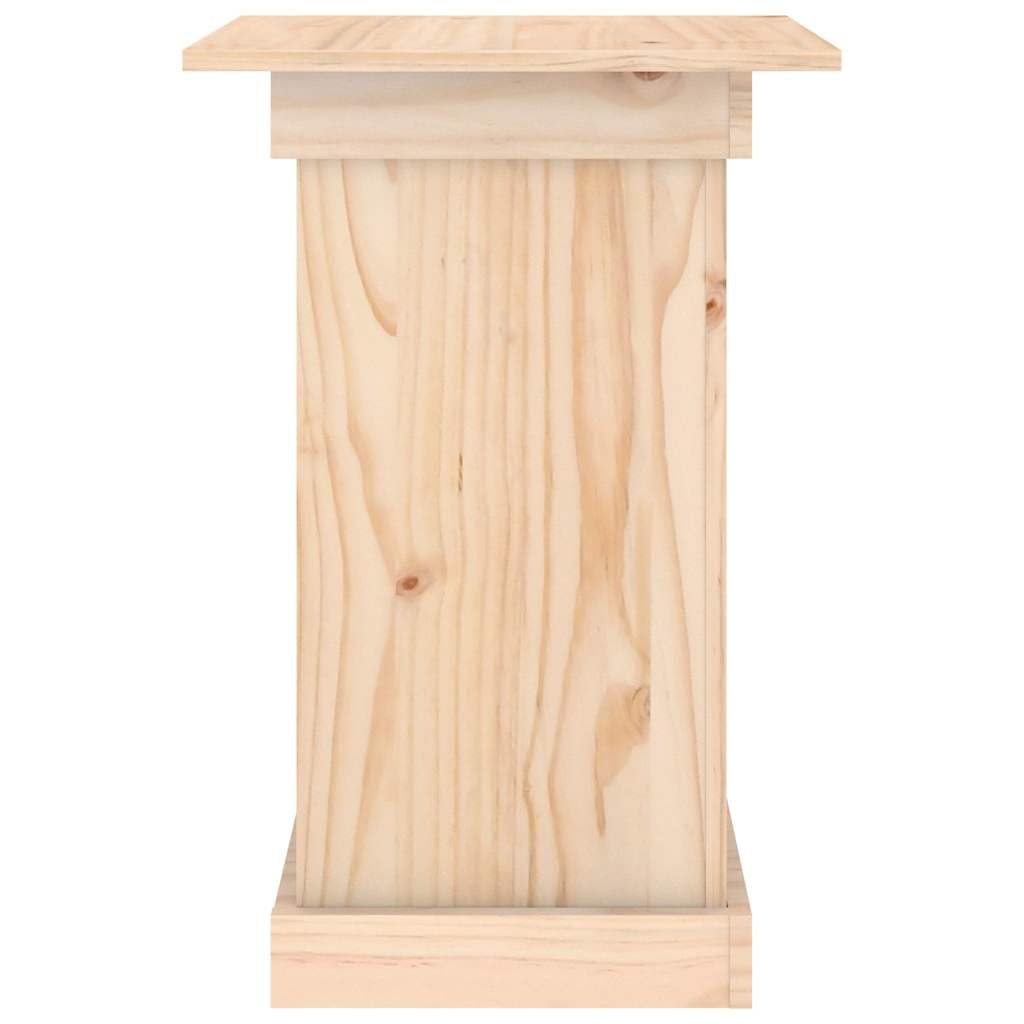 Stojak na kwiaty 40 x 40 x 60 cm lite drewno sosnowe