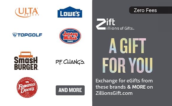 Miniatura 2 de Zift Zillions A Gift For You eGift Card