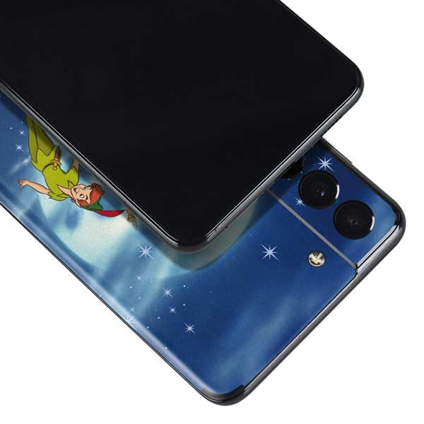 Skinit Decal Phone Skin Compatible with Galaxy S21 Plus 5G - Officially Licensed Disney Peter Pan Wendy and The Boys to Neverland Design3
