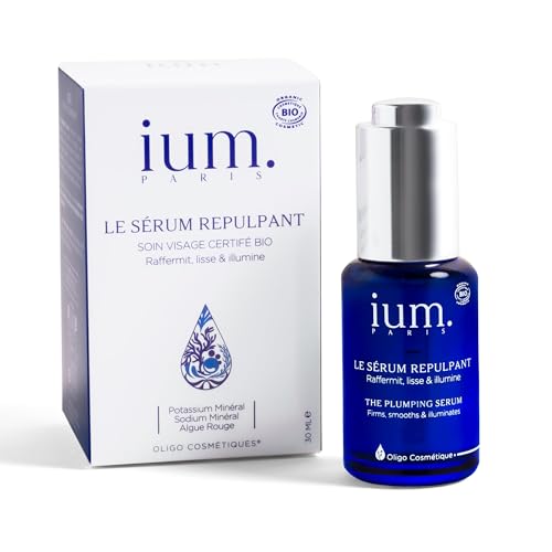 Sérum Repulpant Visage Bio | Anti-Âge & Fermeté | Potassium & Hyaluronique | Hydratation Profonde | 30ml | IUM Paris