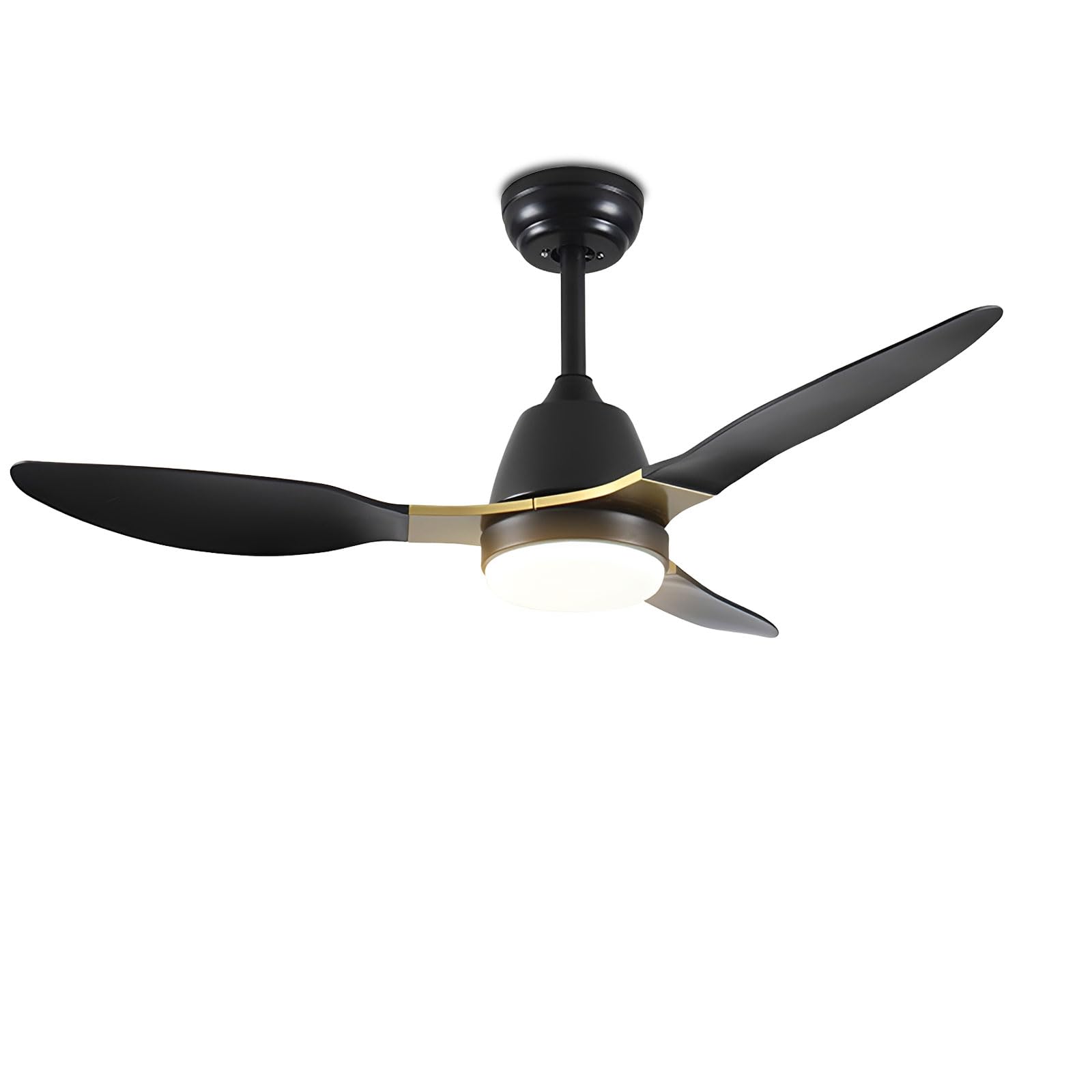 Ventilateur de plafond moderne design LED à intensité variable haut de gamme