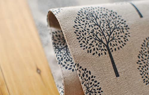 Chemin de table en coton et lin de qualité supérieure pour table longue