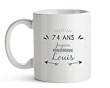 CADEAU ANNIVERSAIRE HOMME : Cadeau personnalisable parfait pour l'anniversaire d'un homme de 74 ans