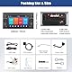SIXWIN [1+32G] Android 13 Autoradio per Ford C-Max/Galaxy/Connect/Fiesta/S-Max,7 Pollici HD Touchscreen Schermo Navigatore Con Mirror Link WiFi RDS FM USB Bluetooth Comandi al Volante