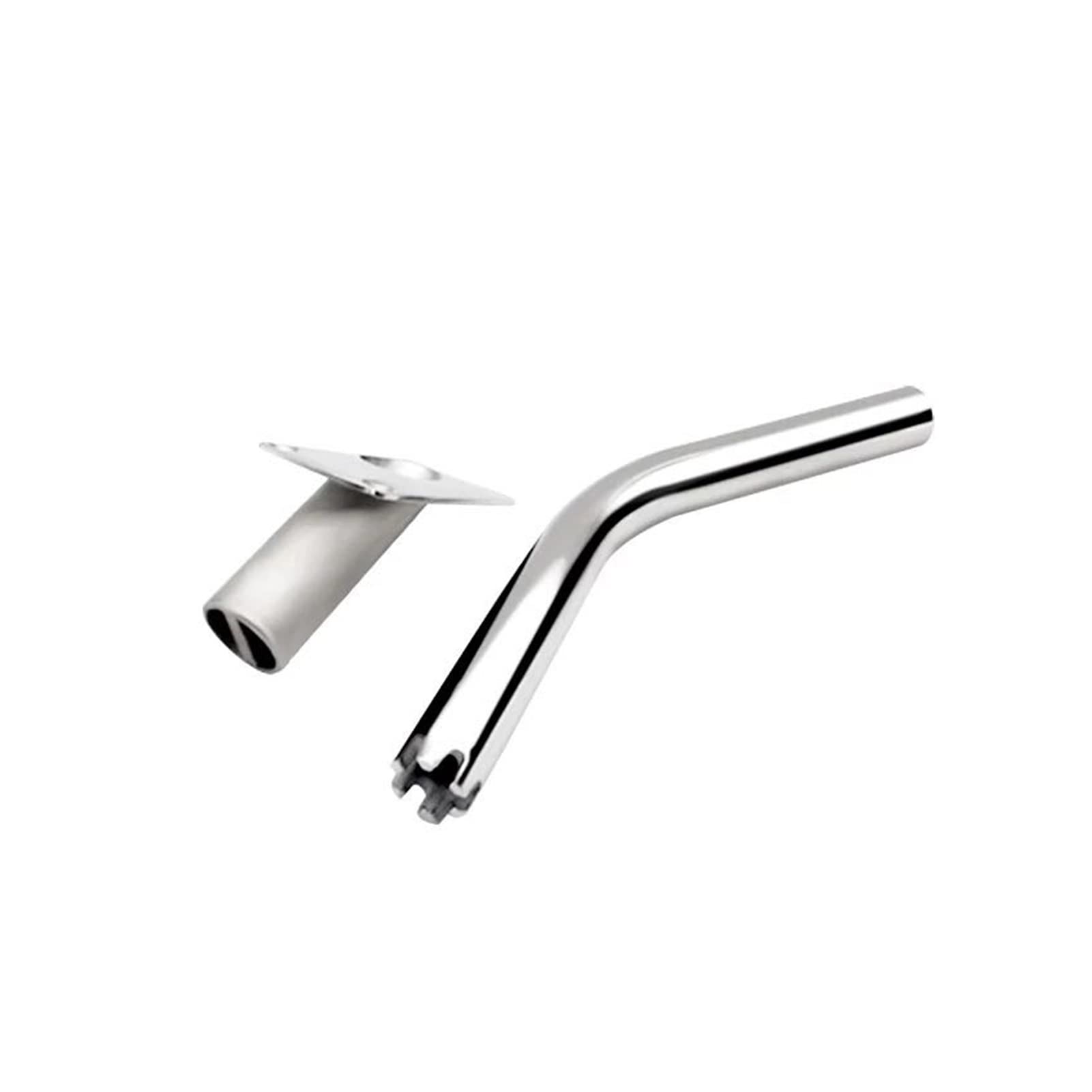 Łódź uchwyt wędkarski Holder Outrigger Stainless Steel Rod pod pokład z bazą Łatwy montaż