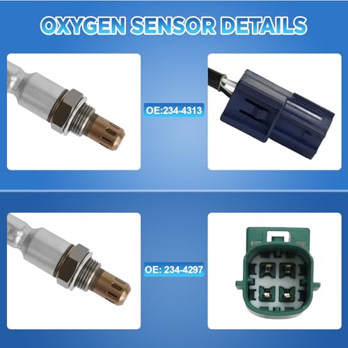Sensor de Oxígeno para Nissan V6 4.0L 2007 Juego 4 Piezas miniatura 3