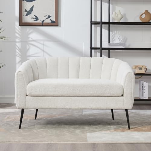Crazeal Modern Loveseat Sofa for Small Spaces, 50.2'' Mini 2