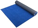 Primaflor Rasenteppich SPRING 7mm - SPRING, Blau, 2,00m x 2,00m, 7 mm Hoch, UV-Beständiger, Wasserdurchlässiger, Grüner Rasenteppich, Outdoor Bodenbelag, Kunstgras für Terrasse und Balkon