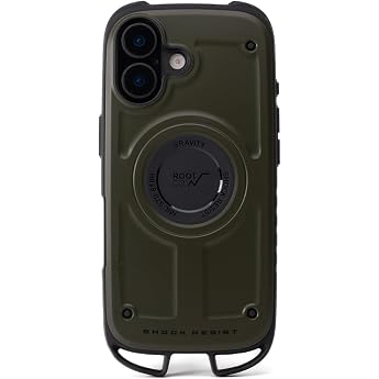 GRAVITY Shock Resist Rugged Case for iPhone 17 Khaki