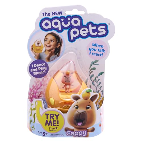 Aquapets Capy: Mascotas Bailando interactivas con Sonidos Musicales y Movimientos.
