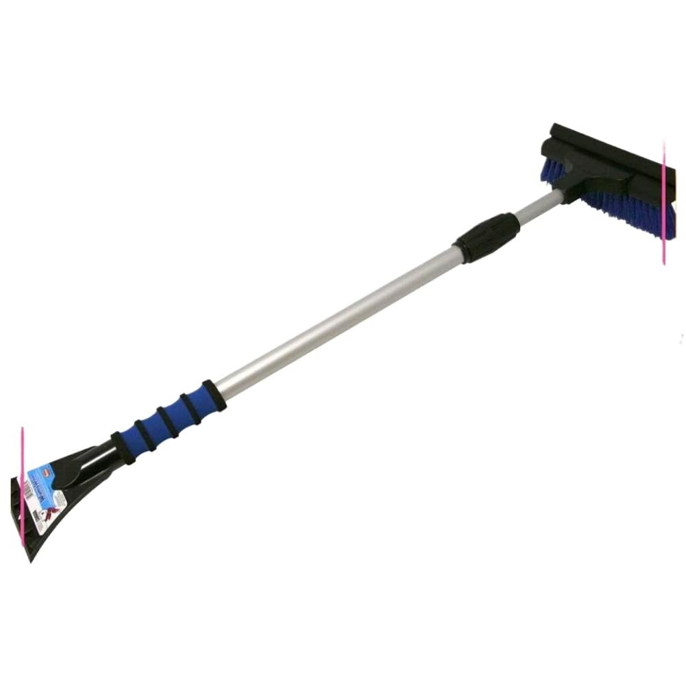Escoba quitanieves telescópica con Cabezal de 8 Pulgadas para automóviles y SUV Mango Ajustable Los Colores varían Compatible con