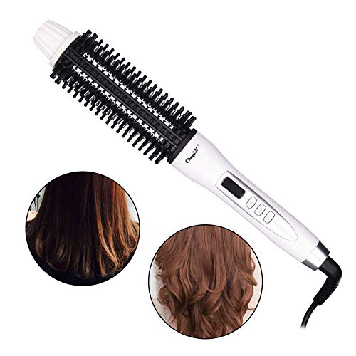 Peine alisador y rizador de cabello con pantalla LCD miniatura 5