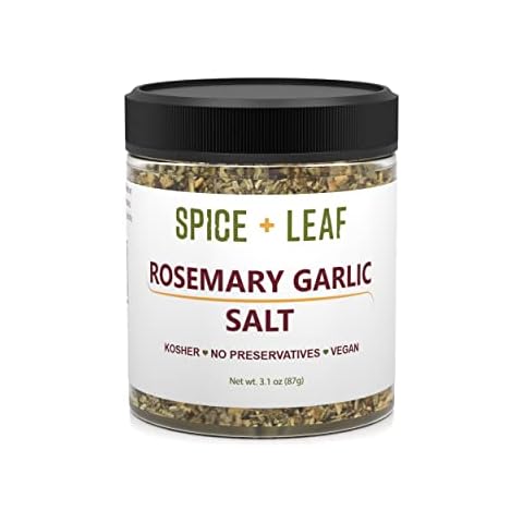 Premium Rosemary Garlic Salt by Spice + Leaf Cover