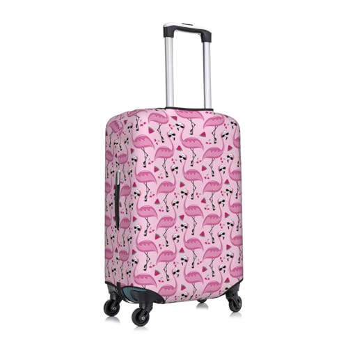 Luggage Covers - Suitcase Cover - Suitcase Covers For Luggage - Luggage Cover Protector Cute Watermelon Flamingo3