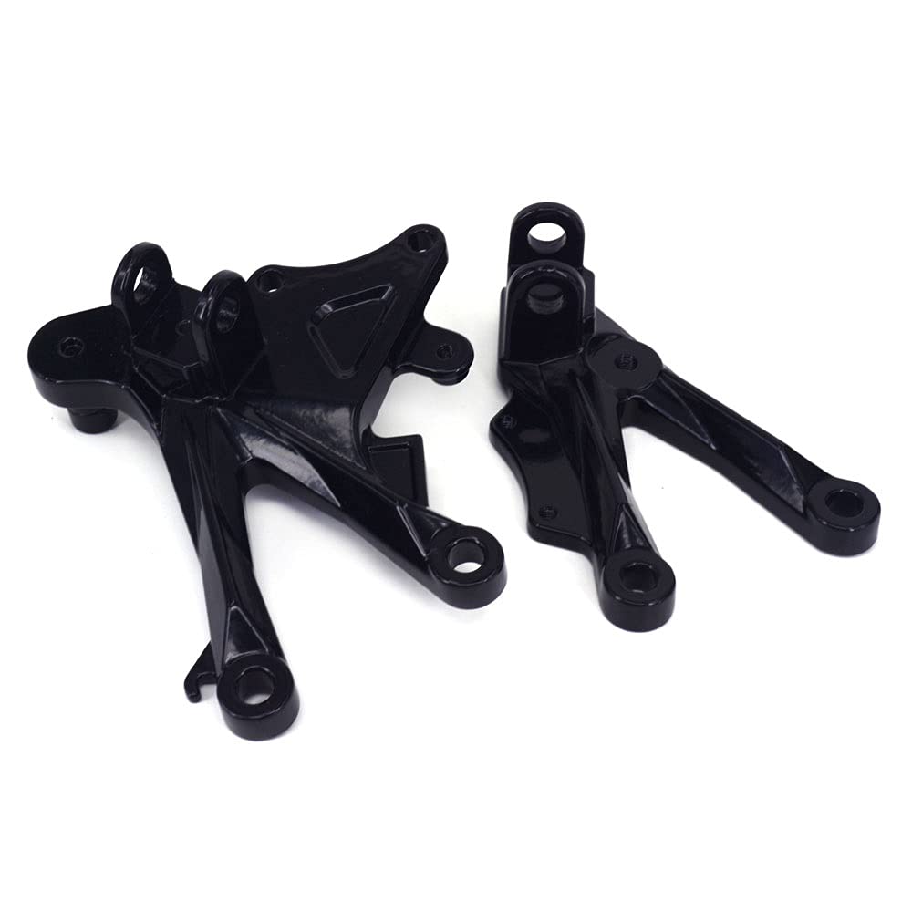 Estriberas Delanteras para Motocicleta estriberas para reposapiés Soporte para Pedales para K&awasaki ZX10R 2006 2007 2008 2009 2010 Pedales Pie Motocicleta (Color : A)