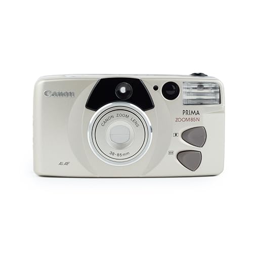 Canon Sure Shot 85 Zoom SAF 35mm Film Camera P&S w/Canon Zoom Lens 38-85mm Autoboy Prima 85 - Built in Flash and Film Motor Drive (Renewed)