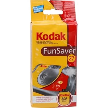 kb！　Kodak FunSaver 27枚撮り 4個セット Kodak コダック レンズ付フィルム FunSaver フラッシュ 800 27枚