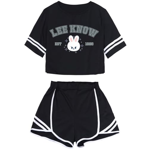 CHAIRAY SKZ Merch Sets Skzoo Felix Hyunjin Bangchan Lee Know Support Album Shirt + Shorts Changbin Han I.N Tee Top Suit