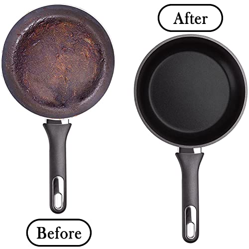 Image of Fine & Smooth Cast Iron Scrubber 316 Stainless Steel with Silicone Insert Durable Chain Cleaner Cleaner for All Types of Griddles Pots Skillet Grills Kitchen Cookware BBQ Tools & Ovens (Fine Black)