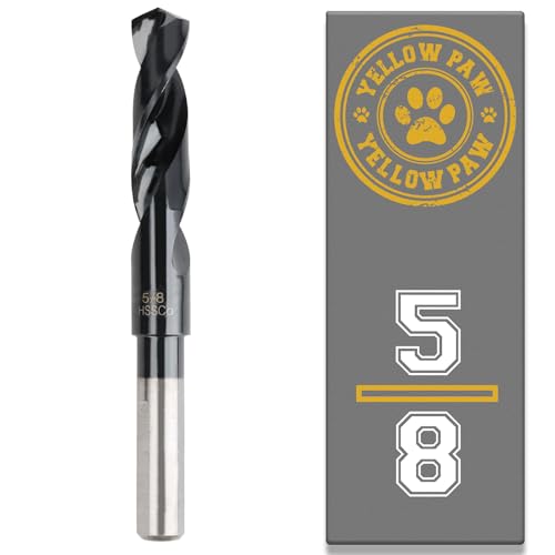 5/8 Inch Drill Bit for Metal - Industrial Grade M35 Cobalt Titanium Aluminum Nitrite - 5/8