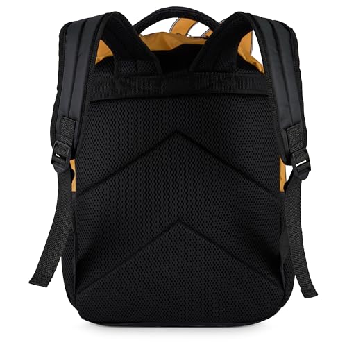 Image of AI ACCESSORY INNOVATIONS Sonic The Hedgehog Backpack for Boys & Girls, Tails Big Face 16 Inch Schoolbag with Tails Rubber Molded Dangle, Yellow