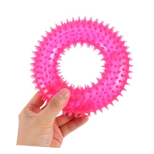 TOBBOMEY 4stücke Kauball Für Hunde Zum Kauen Und Zahnwechsel Geeignet Für Welpen Und Große Rassen Mit Einzigartiger Textur Und Form Für Lebhafte Beschäftigung Leicht Zu Reinigen Und