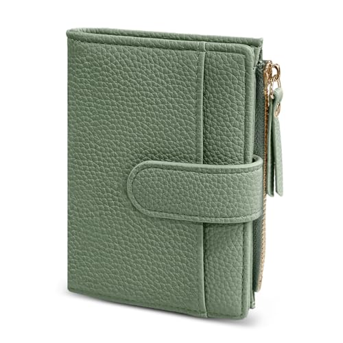 Aucuu Purses for Women Women Wallets Purse Ladies Purse Womens PU Leather Credit Card Holder with Zipper Pocket and Multiple Card Slots