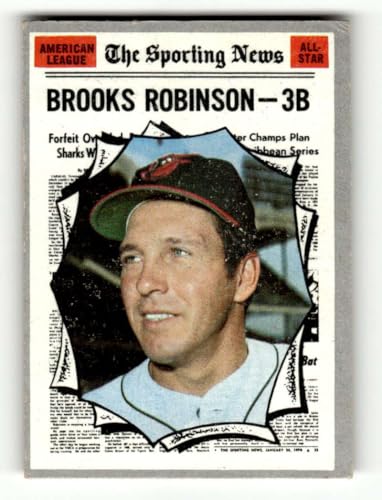 1970 Topps (EXMT) #455 Brooks Robinson All-Star Baltimore Orioles MLB Vintage Baseball Trading Card