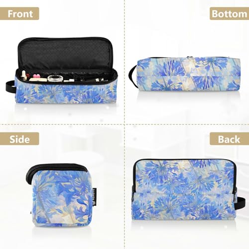 Bolsa de viaje para planchas de pelo Deep Blue Flowers miniatura 5