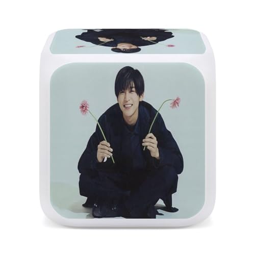 Snowman 目黒蓮 ラウール 岩本照 深澤辰哉 佐久間大介 目覚まし時計 カラーチェンジ 多機能 時間温度ダブル表示 循環変色 プレゼント 萌え かわいい 時間を決める 時間どおりに起こす