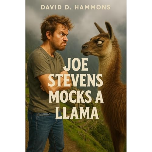 Joe Stevens Mocks a Llama Audiolibro Por David D. Hammons arte de portada