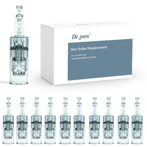10 PCS 24 Pin Microneedling Derma Roller Pen Cartridges for Dr.pe...