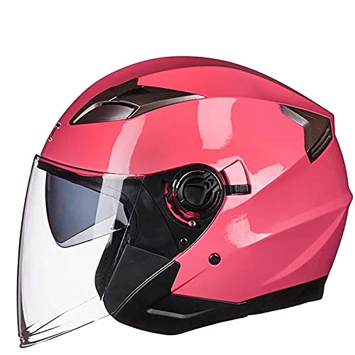 Ruyiczb 381-898-070 Motorbike Jet Helmet 3/4 Open Face Crash Motorcycle Half Helmet For Adult Men Women Dot/Ece Approved cover