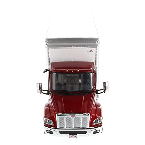 Modelo Diecast Masters Peterbilt 1:32 Rojo y Blanco miniatura 2