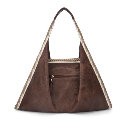 Image of Lino Perros Avril Coffee Stylized Womens Hobo Tote Bag