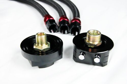 Universal 10 Row Oil Cooler Kit with Oil Filter Relocation Kit