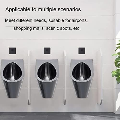Bathroom Toilet Urinal for Male Sanitary Ware, Wall-Mounted Male Urinal,Stainless Steel Smart Sensor Urinal Small Vertical Toilet for Bars, Shopping Malls (Size : C) ()
