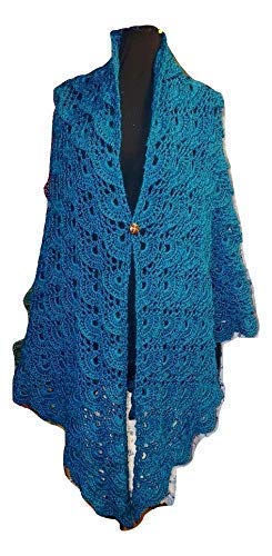 Amazon.com: Handmade Crochet Shawl 