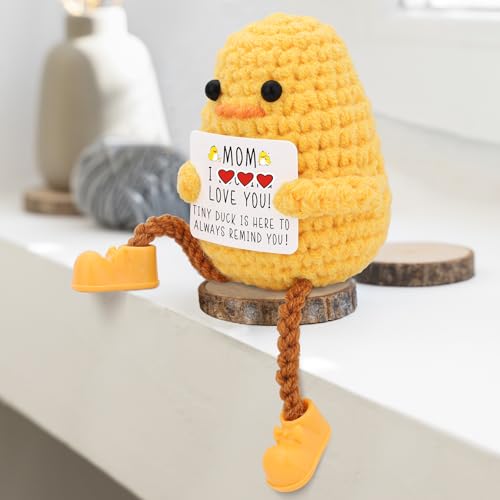 Gifts-for-Mom-Long-Legged-Cute-Support-Duck-Birthday-Mothers-Day-Christmas-for-Mom-from-Daughter-Son-Handmade-Crochet-Knitted-Positive-Cute-Duck Gifts for Mom Long Legged Cute Support Duck Birthday Mothers Day Christmas for Mom from Daughter Son Handmade Crochet Knitted Positive Cute Duck