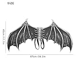Kuuleyn Halloween Carnival Party Props, creativo plegable negro y...