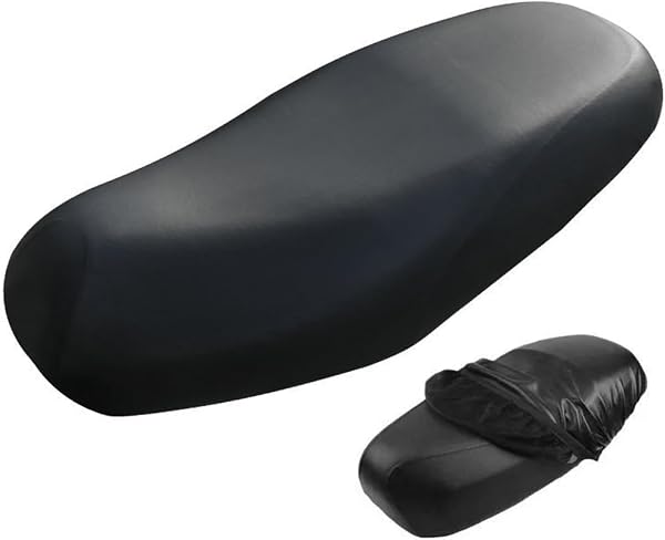 WUFKOP Coprisella Universale per Scooter e Moto, Impermeabile e Antiscivolo, Dimensioni 80x60 cm, Materiale Morbido Opaco, per Vesp, Piaggi, E-Bike e Scooter Elettrici - 1