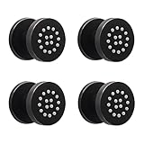 HOMEDEC 2inch Round Shower Body Spray Jets, Brass Showerhead Shower Jets Massage Spa Body Sprays Shower Nozzle Wall Mount, 4PCS, Oil Rubbed Bronze
