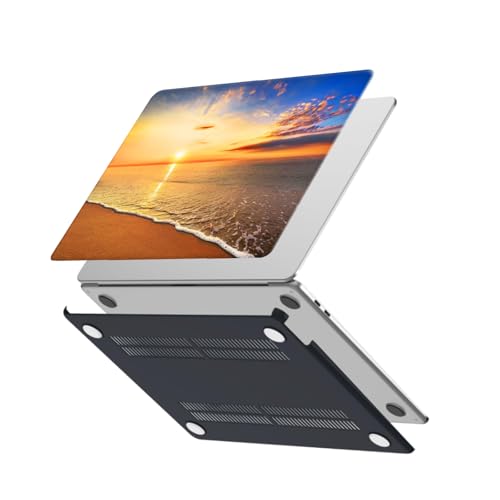 Funda para MacBook Air 11 diseño Playa y Amanecer carcasa protectora delgada plástica A1465