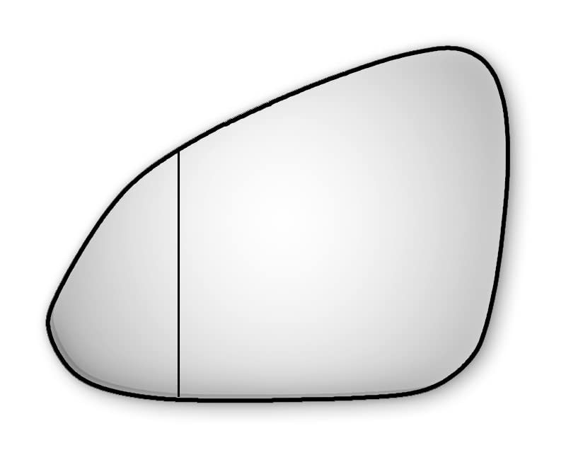 Compatible with Vauxhall Insignia 2008-2017 Wing Mirror Glass Left Passenger Nearside - TO STICK ON - with Blind Spot
